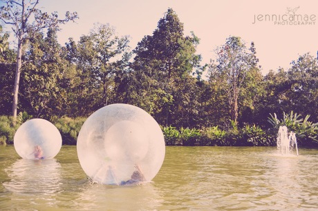 Zorb balls… this was about the most fun two adults can have sober.